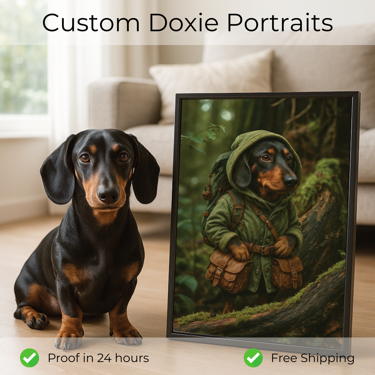 The Curious Explorer Bundle: Personality Framed Portrait + Mug with Custom Watercolor Design + 2 High Quality Digital Files