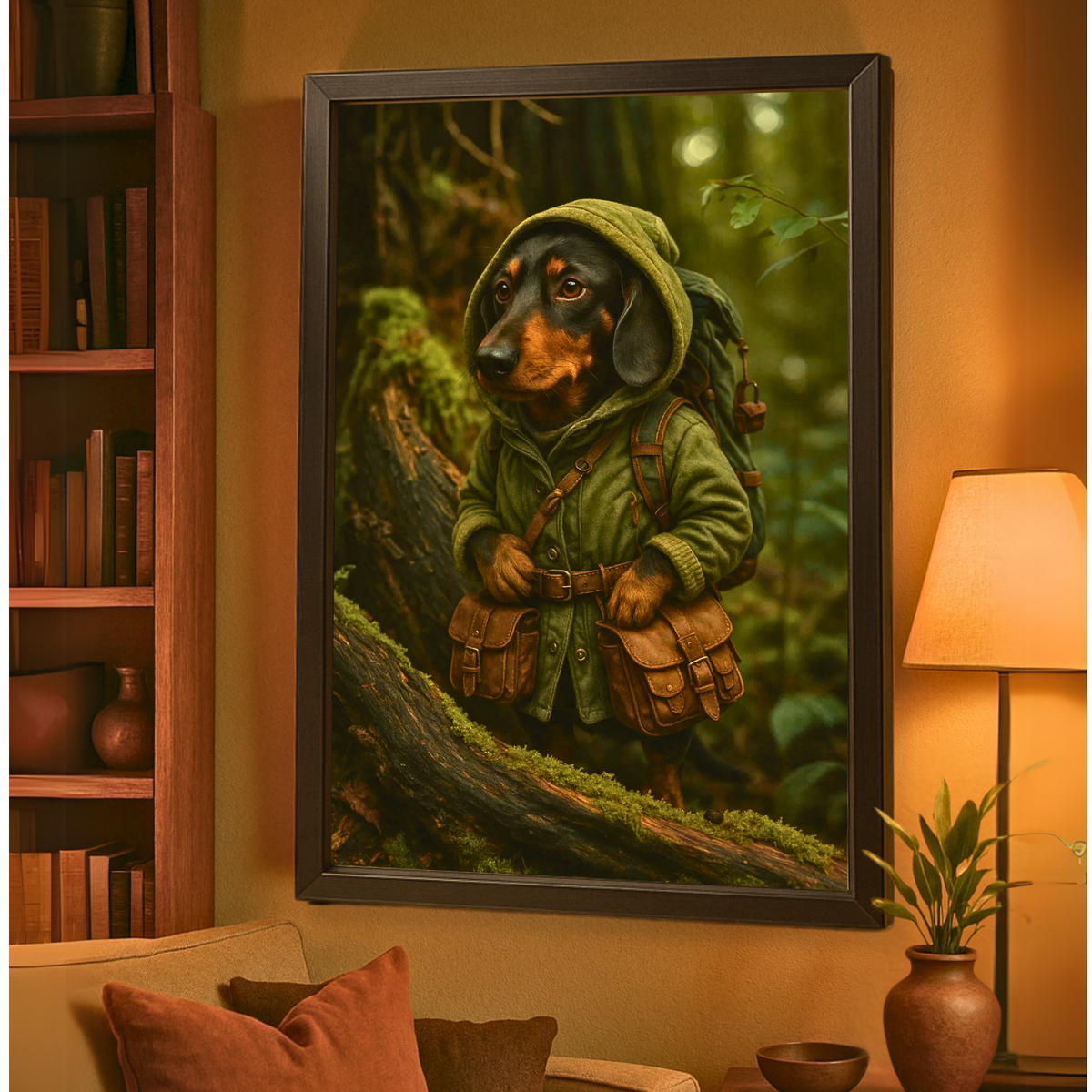 The Curious Explorer Bundle: Personality Framed Portrait + Mug with Custom Watercolor Design + 2 High Quality Digital Files