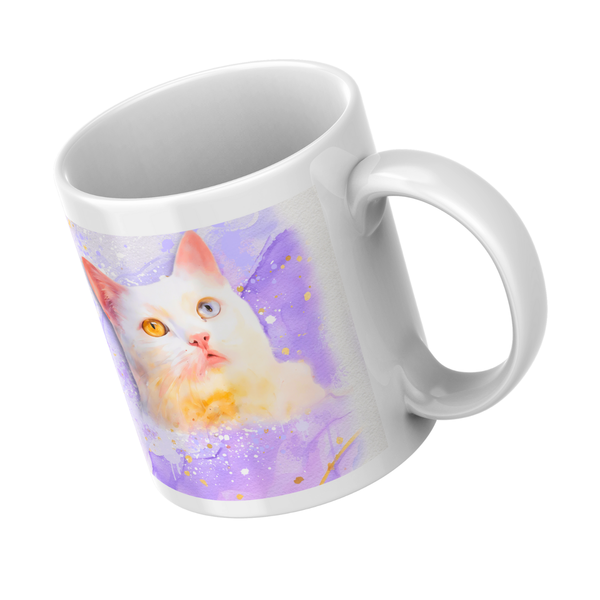 Custom Cat Portrait Mug from Photo