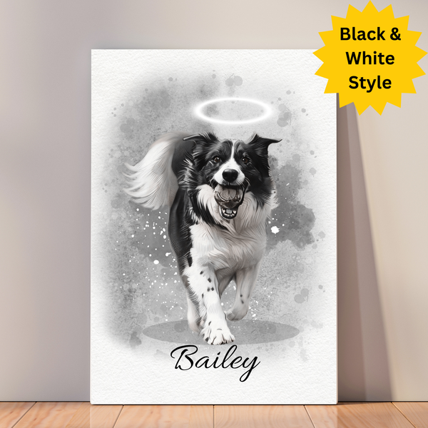 Pet Memorial Portrait from Photo